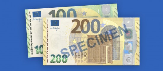 De nouveaux billets de 100 € et 200 € en 2019